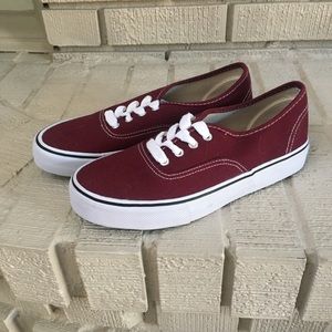 Crimson Airwalk shoes, size 6.5
